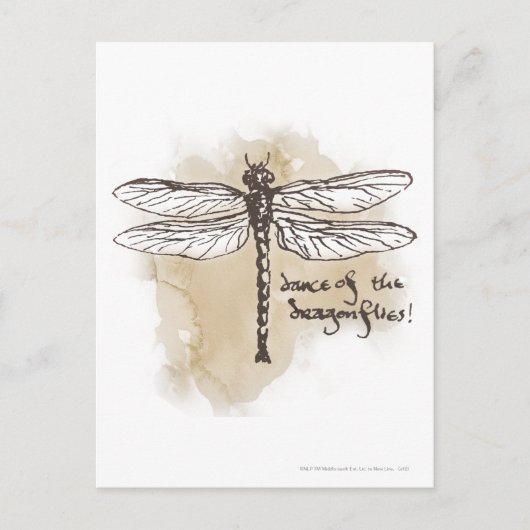 Tanz der Libellen Postkarte (Vorderseite)