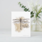 Tanz der Libellen Postkarte (Stehend Vorderseite)