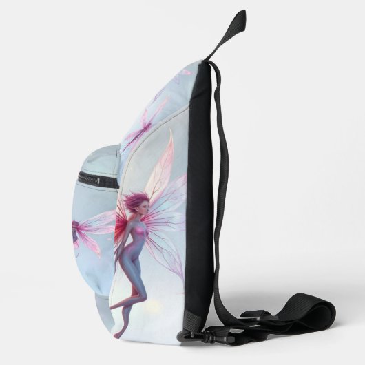 „Tanz der Lichtfeen“ Crossbody Bag (Rechts)