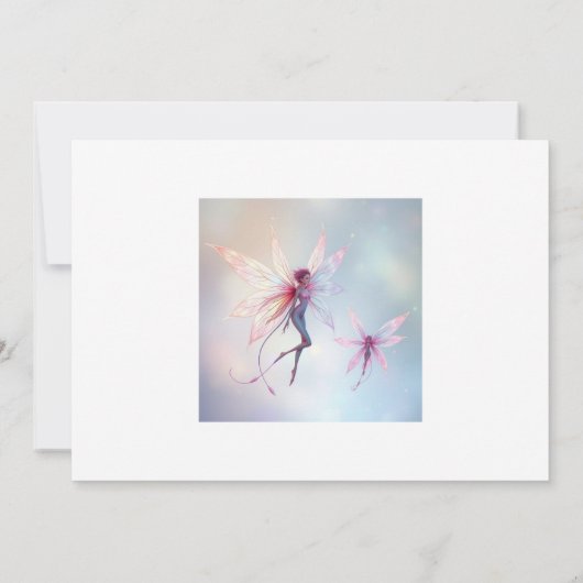 „Tanz der Lichtfeen“ Einladung (Rückseite)