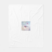 „Tanz der Lichtfeen“ Fleecedecke (Vorderseite)