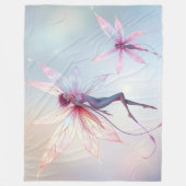 „Tanz der Lichtfeen“ Fleecedecke (Vorderseite)