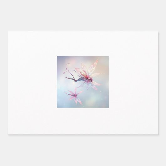 „Tanz der Lichtfeen“ Geschenkpapier Set (Vorderseite)