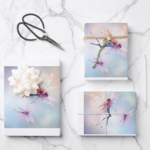 „Tanz der Lichtfeen“ Geschenkpapier Set