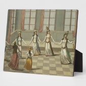 Tanz, der mit den griechischen Frauen von Fotoplatte (Seite)