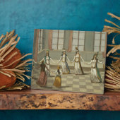 Tanz, der mit den griechischen Frauen von Fotoplatte (Seite)