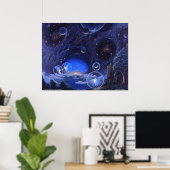 Tanz der Planeten-Tenders Poster (Heimbüro)