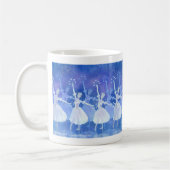 Tanz der Schneeflocke-Tasse Kaffeetasse (Links)