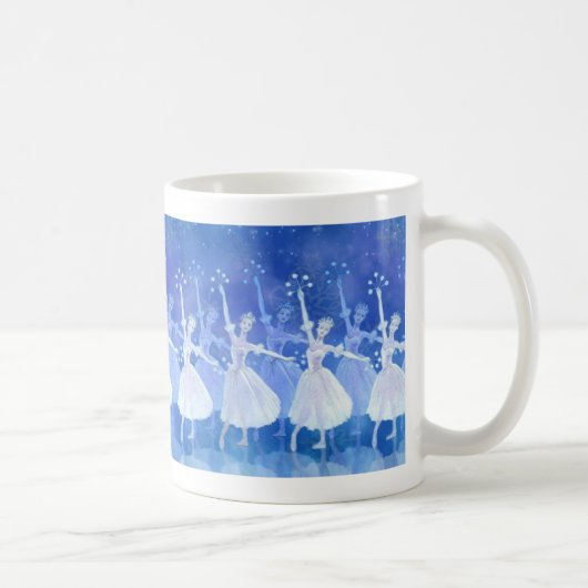 Tanz der Schneeflocke-Tasse Kaffeetasse (Rechts)