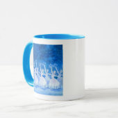 Tanz der Schneeflocke-Tasse (kundengerecht) Tasse (Vorderseite Links)