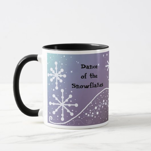 Tanz der Schneeflocken Tasse (Links)