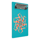 Tanz der Schwimmer - Synchronschwimmen Mini Klemmbrett (Schrägansicht)