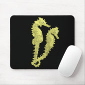 Tanz der Seepferde (gelb) Mousepad (Mit Mouse)