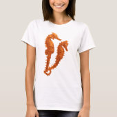 Tanz der Seepferde (Orange) T-Shirt (Vorderseite)