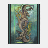 Tanz der Selkies Fleecedecke (Vorderseite)
