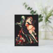 Tanz der Todespostkarte Postkarte (Stehend Vorderseite)