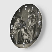 Tanz der todreichen Mauer Große Wanduhr (Winkel)