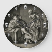 Tanz der todreichen Mauer Große Wanduhr (Vorderseite)
