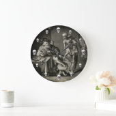 Tanz der todreichen Mauer Große Wanduhr (Zuhause)