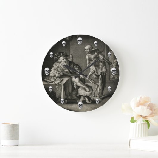 Tanz der todreichen Mauer Große Wanduhr (Zuhause)