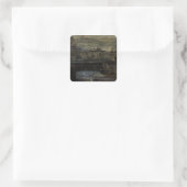 Tanz der Vampire Quadratischer Aufkleber (Tasche)