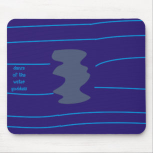 Tanz der Wassergöttin Blaue Neonschlangen Mousepad
