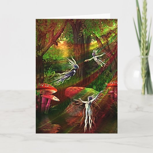 Tanz der Wassersprite Karte (Vorderseite)