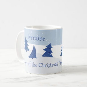 Tanz der Weihnachtsbaumen Kaffeetasse