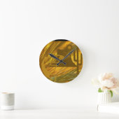 Tanz der Wüstendiät Runde Wanduhr (Zuhause)
