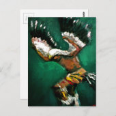 Tanz des Adlers Postkarte (Vorne/Hinten)