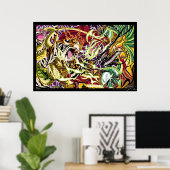 Tanz des Ascension Foto Print Poster (Heimbüro)