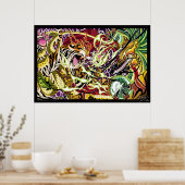 Tanz des Ascension Foto Print Poster (Küche)