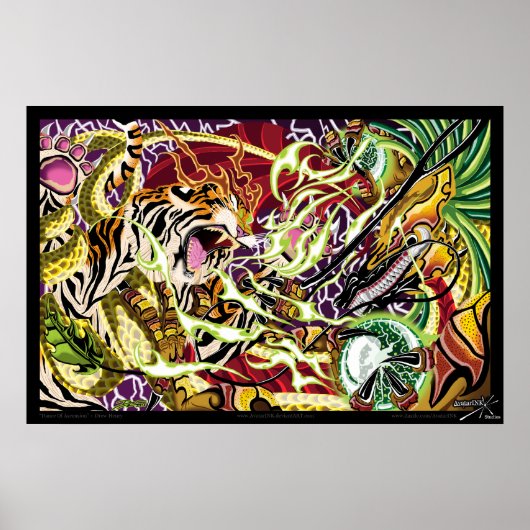 Tanz des Ascension Foto Print Poster (Vorne)
