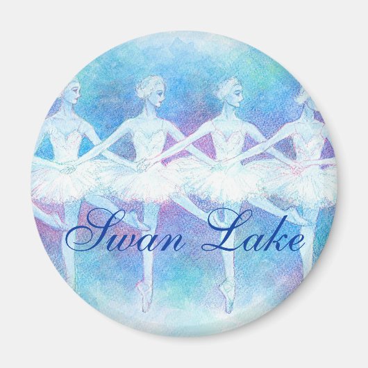 Tanz des Baby Swans Magnet (Vorne)