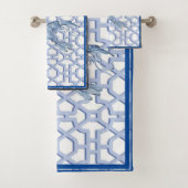 Tanz des Blauen Garnelen Badhandtuch Set (Insitu)