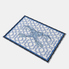 Tanz des Blue Shrimp Doormat Mat Rug Fußmatte