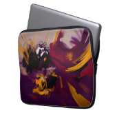 Tanz des Geistes – Expressive abstrakte Figur Laptopschutzhülle (Vorderseite Links)