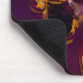 Tanz des Geistes – Expressive abstrakte Figur Mousepad (Ecke)