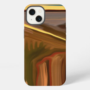 Tanz des Kacti Abstrakte Kunst im Südwesten iPhone Hülle