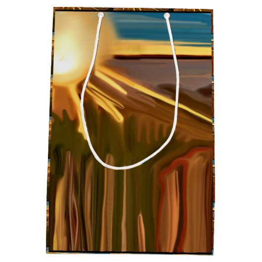 Tanz des Kakteen Südwest Mittlere Geschenktüte (Rückseite)