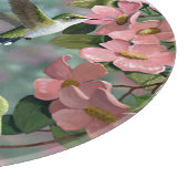 "Tanz des Kolibris" Glasschneiden-Brett Schneidebrett (Ecke)