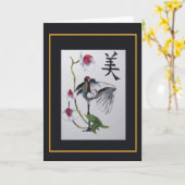 Tanz des Krans Karte (Gelbe Blume)