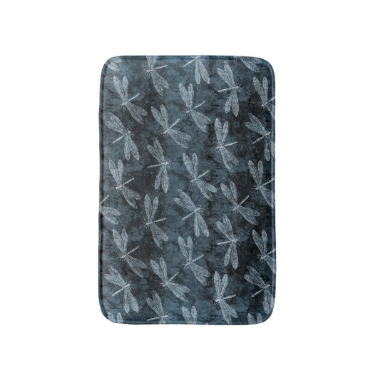 Tanz des Libellen-eleganten aquamarinen Grüns Badematte (Vorderseite Vertikal)