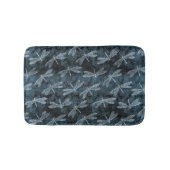 Tanz des Libellen-eleganten aquamarinen Grüns Badematte (Vorderseite)