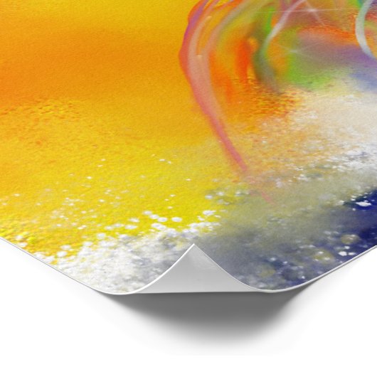 Tanz des Meeres Poster (Ecke)