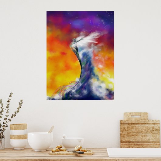 Tanz des Meeres Poster (Küche)