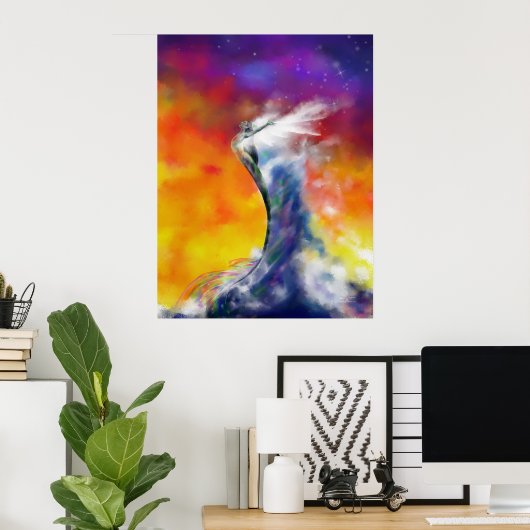 Tanz des Meeres Poster (Heimbüro)