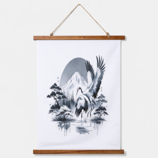 "Tanz des Sandhügels" Wandteppich Mit Holzrahmen