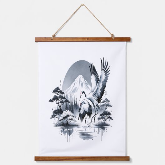 "Tanz des Sandhügels" Wandteppich Mit Holzrahmen (Vorderseite)