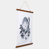 "Tanz des Sandhügels" Wandteppich Mit Holzrahmen (Gewinkelt)